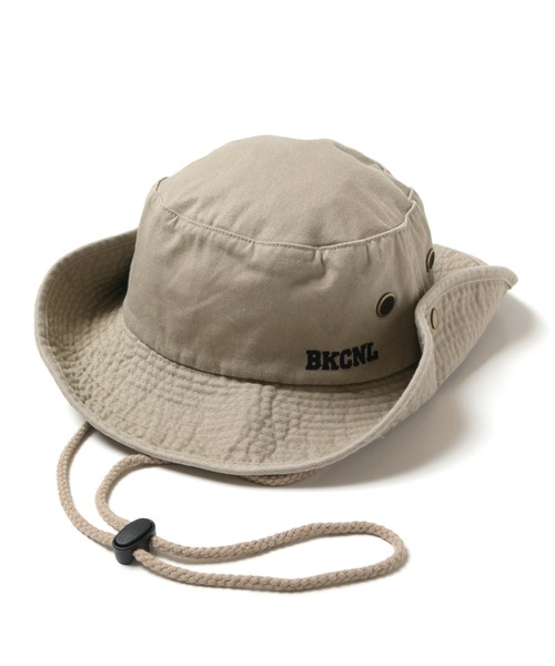 Back Channel(バックチャンネル)の「SAFARI HAT(ハット・メンズ・ブラック/オリーブドラブ/ベージュ・MEDIUM/LARGE)」の2枚目の写真