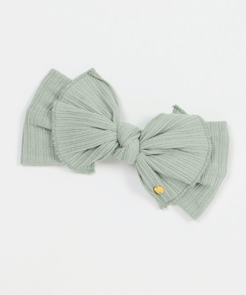 petit main（プティマイン）の「ヘアバンド（ヘアバンド・キッズ・ライトグリーン/アイボリー/ライトピンク・FREE）」の2枚目の写真