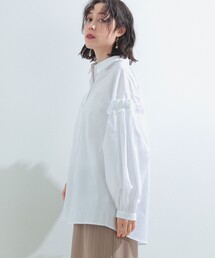 Ray BEAMS | Ray BEAMS / タック バルーンスリーブ シャツ(シャツ/ブラウス)