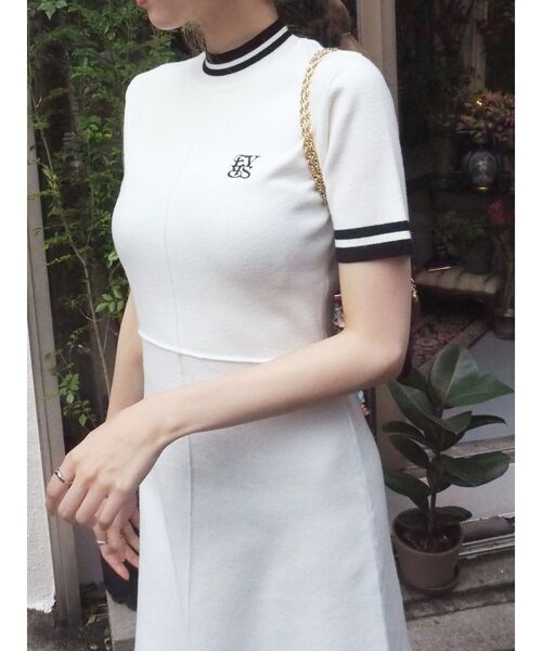 EVRIS（エヴリス）の「ワンポイントフレアーミニワンピース（ワンピース・レディース・ネイビー/ブラック/ホワイト・FREE）」の20枚目の写真