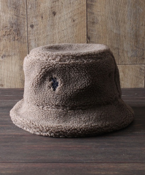 U.S. POLO ASSN.（ユーエスポロアッスン）の「【U.S. POLO ASSN./ユーエスポロアッスン】ボアバケットハット（ハット・メンズ・ライトベージュ/オリーブ/ネイビー/ブラウン/アイボリー/ブラック・FREE）」の4枚目の写真