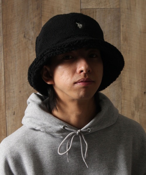 U.S. POLO ASSN.（ユーエスポロアッスン）の「【U.S. POLO ASSN./ユーエスポロアッスン】ボアバケットハット（ハット・メンズ・ライトベージュ/オリーブ/ネイビー/ブラウン/アイボリー/ブラック・FREE）」の8枚目の写真