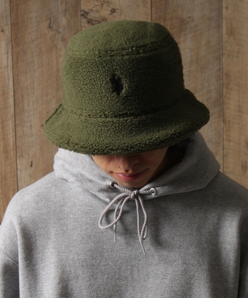 U.S. POLO ASSN.（ユーエスポロアッスン）の「【U.S. POLO ASSN./ユーエスポロアッスン】ボアバケットハット（ハット・メンズ・ライトベージュ/オリーブ/ネイビー/ブラウン/アイボリー/ブラック・FREE）」の19枚目の写真