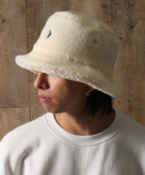 U.S. POLO ASSN.（ユーエスポロアッスン）の「【U.S. POLO ASSN./ユーエスポロアッスン】ボアバケットハット（ハット・メンズ・ライトベージュ/オリーブ/ネイビー/ブラウン/アイボリー/ブラック・FREE）」の17枚目の写真