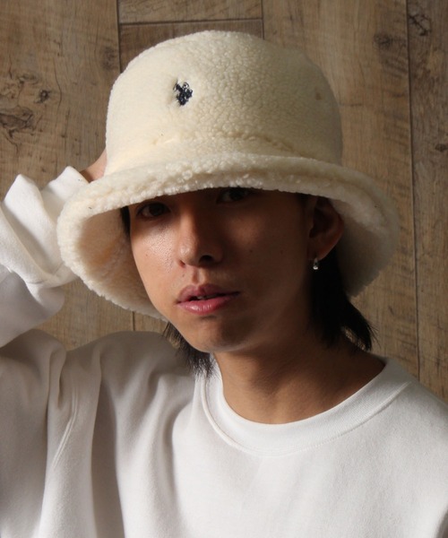 U.S. POLO ASSN.（ユーエスポロアッスン）の「【U.S. POLO ASSN./ユーエスポロアッスン】ボアバケットハット（ハット・メンズ・ライトベージュ/オリーブ/ネイビー/ブラウン/アイボリー/ブラック・FREE）」の16枚目の写真