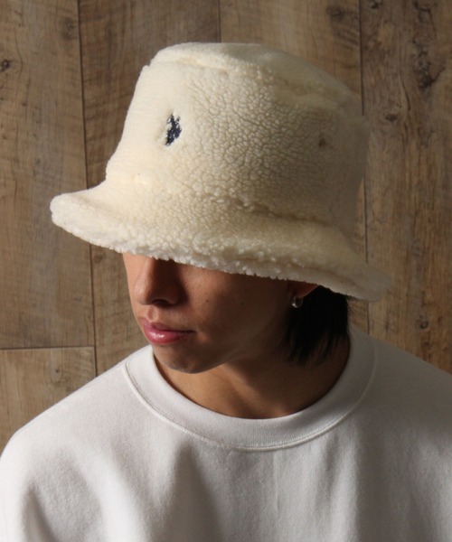 U.S. POLO ASSN.（ユーエスポロアッスン）の「【U.S. POLO ASSN./ユーエスポロアッスン】ボアバケットハット（ハット・メンズ・ライトベージュ/オリーブ/ネイビー/ブラウン/アイボリー/ブラック・FREE）」の18枚目の写真