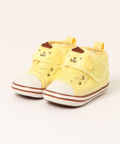 CONVERSE(コンバース)の「converse コンバース BABY ALL STAR N SANRIO V-1【コンバースxサンリオ】ベビーシューズ(ベビーオールスターNサンリオV1) 37302651(スニーカー・キッズ・ピンク/イエロー/ホワイト・13.5cm/15.0cm/14.5cm/12.5cm/12cm/13.0cm/14.0cm)」の2枚目の写真