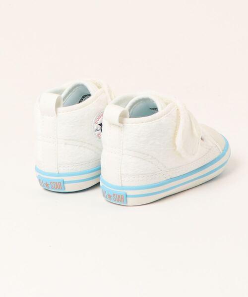 CONVERSE(コンバース)の「converse コンバース BABY ALL STAR N SANRIO V-1【コンバースxサンリオ】ベビーシューズ(ベビーオールスターNサンリオV1) 37302651(スニーカー・キッズ・ピンク/イエロー/ホワイト・13.5cm/15.0cm/14.5cm/12.5cm/12cm/13.0cm/14.0cm)」の4枚目の写真