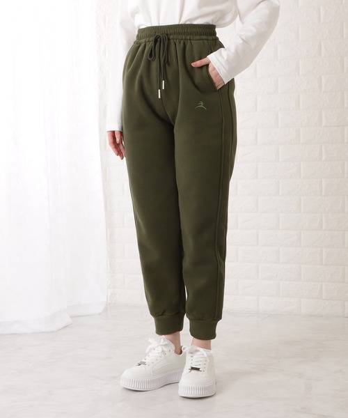 DAYRA(デイラ)の「ワンポイント付ベーシックスウェットパンツ(スウェットパンツ・レディース・グリーン/ブラック/アイボリー/グレー・M/S/XL)」の17枚目の写真