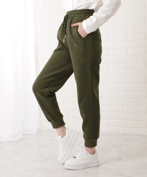 DAYRA(デイラ)の「ワンポイント付ベーシックスウェットパンツ(スウェットパンツ・レディース・グリーン/ブラック/アイボリー/グレー・M/S/XL)」の19枚目の写真