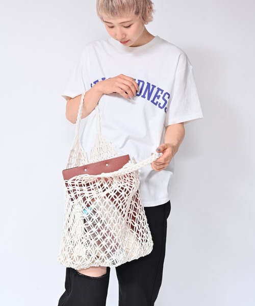 セール】マクラメ編みトートバッグ（ハンドバッグ）｜Alite cloth