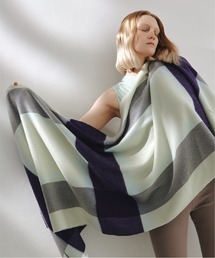 elegancese（エレガンセーゼ）の「【elegancese】check wave / EL-05　ピュアカシミヤマフラー/カシミアストール　チェックウェーブ（ストール/ショール）」