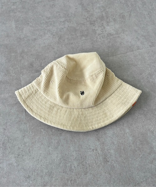 UNIVERSAL OVERALL(ユニバーサルオーバーオール)の「コーデュロイバケハ(ハット・メンズ・アイボリー/ブラック/ブラック系その他/チャコールグレー/サックスブルー/オフホワイト・FREE)」の11枚目の写真