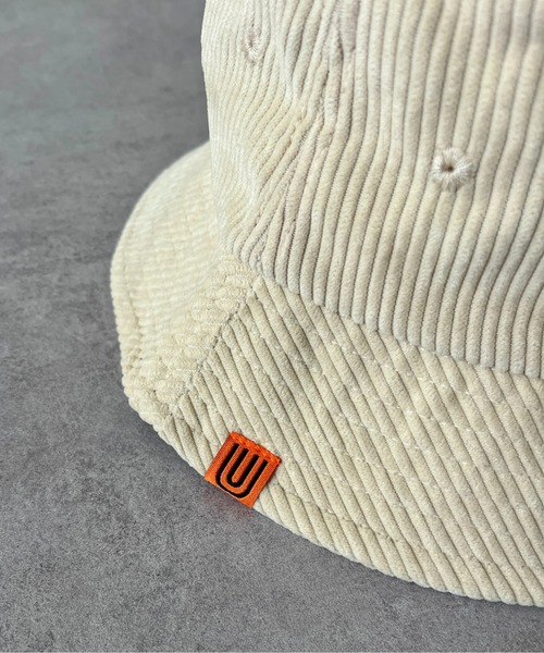 UNIVERSAL OVERALL(ユニバーサルオーバーオール)の「コーデュロイバケハ(ハット・メンズ・アイボリー/ブラック/ブラック系その他/チャコールグレー/サックスブルー/オフホワイト・FREE)」の15枚目の写真