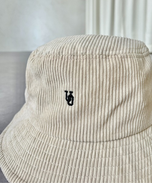 UNIVERSAL OVERALL(ユニバーサルオーバーオール)の「コーデュロイバケハ(ハット・メンズ・アイボリー/ブラック/ブラック系その他/チャコールグレー/サックスブルー/オフホワイト・FREE)」の16枚目の写真