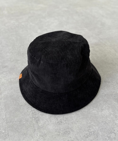 UNIVERSAL OVERALL(ユニバーサルオーバーオール)の「コーデュロイバケハ(ハット・メンズ・アイボリー/ブラック/ブラック系その他/チャコールグレー/サックスブルー/オフホワイト・FREE)」の22枚目の写真