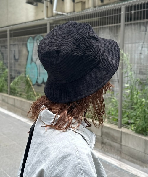 UNIVERSAL OVERALL(ユニバーサルオーバーオール)の「コーデュロイバケハ(ハット・メンズ・アイボリー/ブラック/ブラック系その他/チャコールグレー/サックスブルー/オフホワイト・FREE)」の19枚目の写真