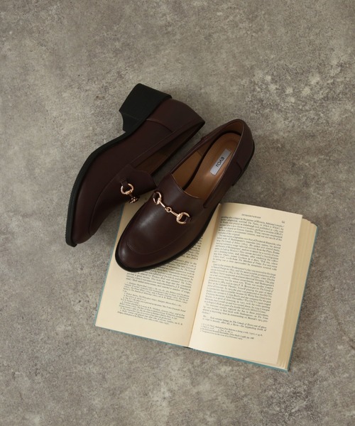 Cheek（チーク）の「ビット付きローファー（ローファー・レディース・ブラック/ダークブラウン・LARGE/MEDIUM/SMALL）」の2枚目の写真