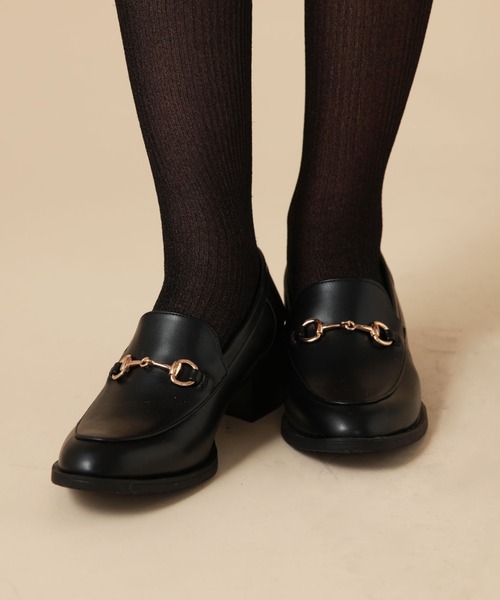 Cheek（チーク）の「ビット付きローファー（ローファー・レディース・ブラック/ダークブラウン・LARGE/MEDIUM/SMALL）」の3枚目の写真