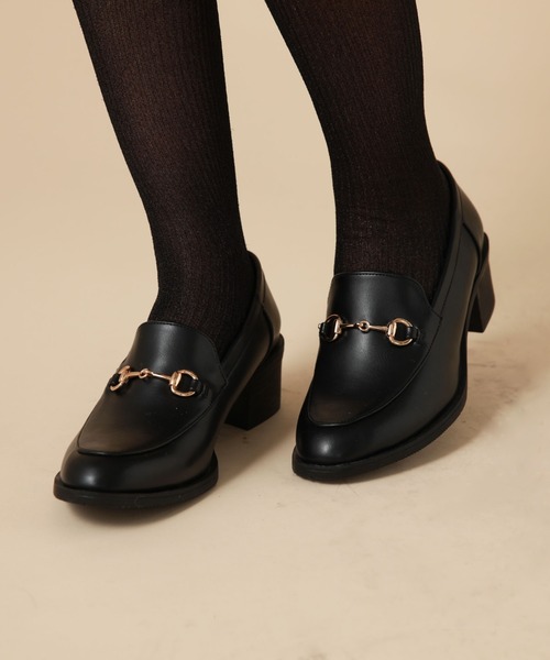 Cheek（チーク）の「ビット付きローファー（ローファー・レディース・ブラック/ダークブラウン・LARGE/MEDIUM/SMALL）」の4枚目の写真