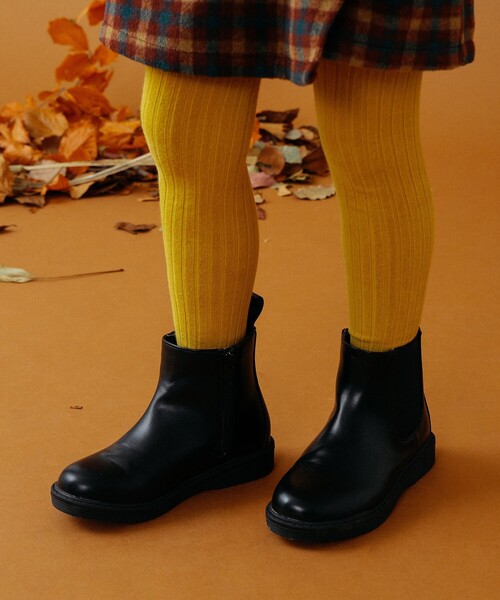 B:MING by BEAMS（ビーミングバイビームス）の「B:MING by BEAMS / サイドゴア ブーツ（17~22cm）（ブーツ・キッズ・オリーブ/ブラック・22/20/21/18/19/17）」の2枚目の写真