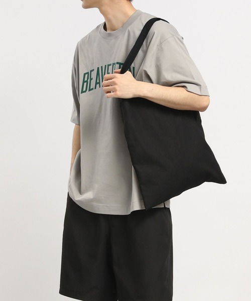 GLOBAL WORK Smile Seed Store（グローバルワーク スマイルシードストア）の「ベーシックトート/リネン混/185298（トートバッグ・レディース・ブラック/セージグリーン/ベージュ・FREE）」の8枚目の写真