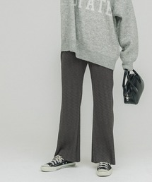 coca（coca） | 起毛リブ フィット＆フレアパンツ(その他パンツ)