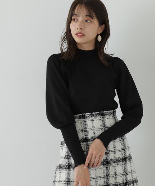 PROPORTION BODY DRESSING（プロポーションボディドレッシング）の「ポリエステルバックデザインニット / 1213270021（ニット/セーター・レディース・ブラック/グレー/ブラウン・FREE）」の9枚目の写真