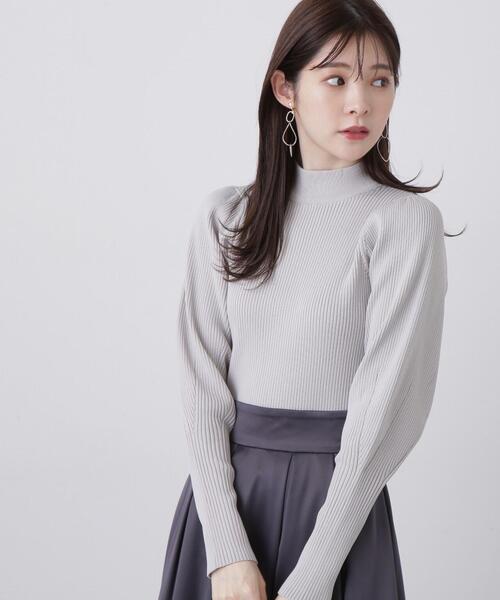 PROPORTION BODY DRESSING（プロポーションボディドレッシング）の「ポリエステルバックデザインニット / 1213270021（ニット/セーター・レディース・ブラック/グレー/ブラウン・FREE）」の14枚目の写真