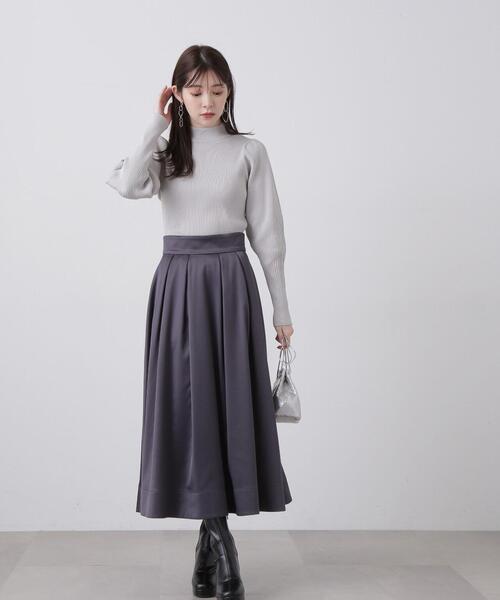 PROPORTION BODY DRESSING（プロポーションボディドレッシング）の「ポリエステルバックデザインニット / 1213270021（ニット/セーター・レディース・ブラック/グレー/ブラウン・FREE）」の16枚目の写真