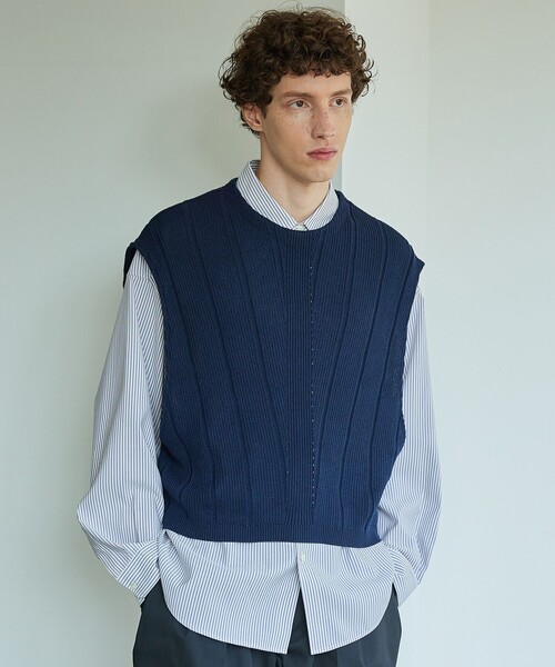 PUBLIC TOKYO（パブリックトウキョウ）の「ショートノースリーブニット