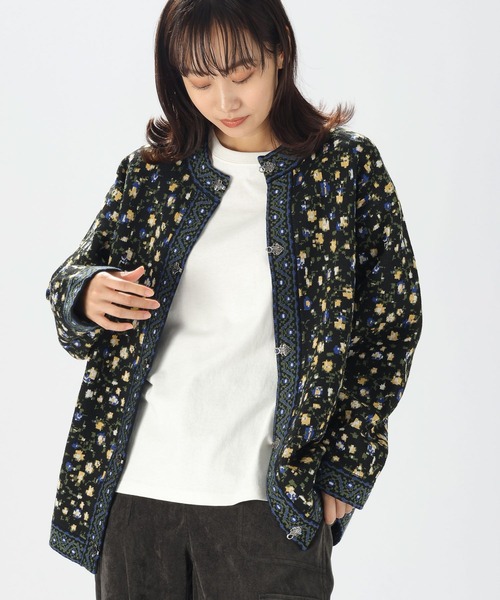 niko and...(ニコアンド)の「フラワーアソートジャガードカーディガン(カーディガン/ボレロ・レディース・レッド/ブルー・BIG(L)/MEDIUM)」の11枚目の写真