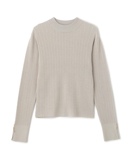 PROPORTION BODY DRESSING(プロポーションボディドレッシング)の「ミニケーブルスリットチェーンニット / 1213270027(ニット/セーター・レディース・ライトグリーン/ホワイト系その他/ブラウン/ブラック・MEDIUM/SMALL)」の16枚目の写真