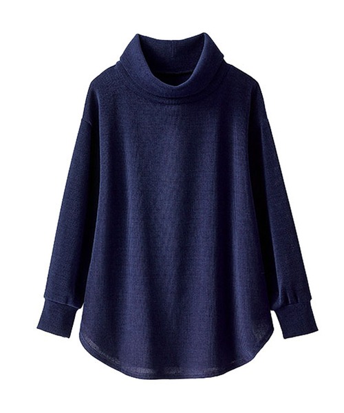 BELLUNA PLUS(ベルーナ)の「コーデュロイ見えチュニック(チュニック・レディース・ネイビー/ベージュ/ブルー/オレンジ・X-LARGE/MEDIUM/LARGE)」の13枚目の写真