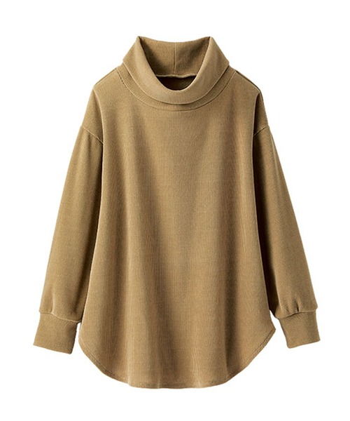 BELLUNA PLUS(ベルーナ)の「コーデュロイ見えチュニック(チュニック・レディース・ネイビー/ベージュ/ブルー/オレンジ・X-LARGE/MEDIUM/LARGE)」の12枚目の写真