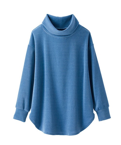 BELLUNA PLUS(ベルーナ)の「コーデュロイ見えチュニック(チュニック・レディース・ネイビー/ベージュ/ブルー/オレンジ・X-LARGE/MEDIUM/LARGE)」の14枚目の写真