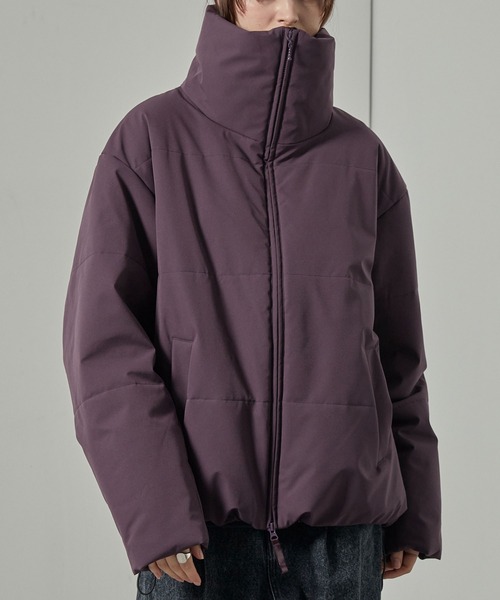 Alfred Alex(アルフレッドアレックス)の「【Alfred Alex】functional fabric big padding jacket / ファンクショナルボリュームパディングジャケット(ダウンジャケット/コート・メンズ・オフホワイト/ブラック/ライトグレー系/チャコール/サックスブルー/ダークブラウン/ワイン系/ダークブルー・S/M/L)」の8枚目の写真