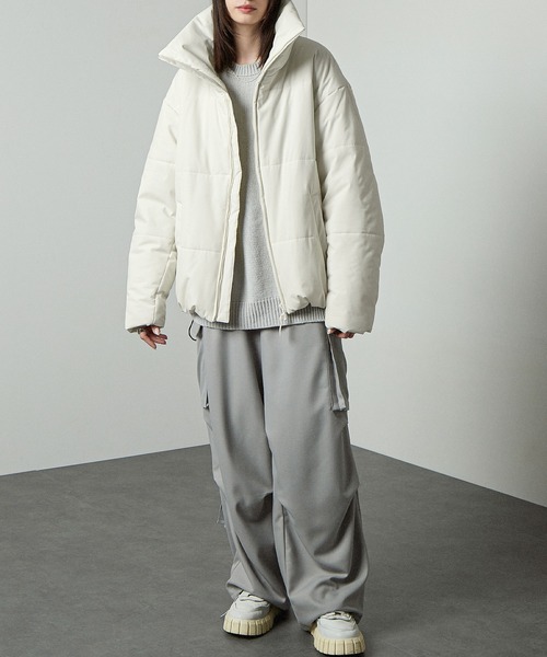 セール】【Alfred Alex】functional fabric big padding jacket 