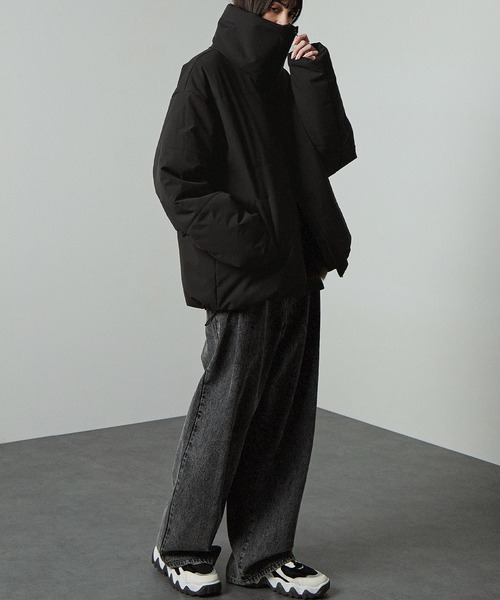 ジャケット・アウター for ALEX セール】【Alfred Alex】functional fabric big padding jacket