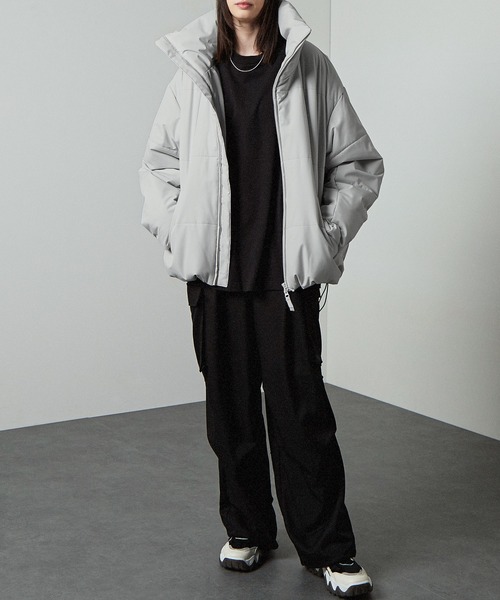 セール】【Alfred Alex】functional fabric big padding jacket 