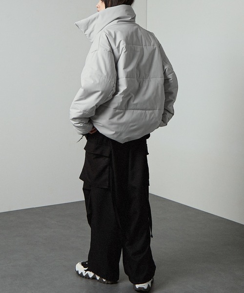 5DSL パディングジャケット フード付き フード脱着) クロップド