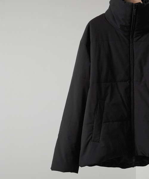 Alfred Alex(アルフレッドアレックス)の「【Alfred Alex】functional fabric big padding jacket / ファンクショナルボリュームパディングジャケット(ダウンジャケット/コート・メンズ・オフホワイト/ブラック/ライトグレー系/チャコール/サックスブルー/ダークブラウン/ワイン系/ダークブルー・S/M/L)」の20枚目の写真