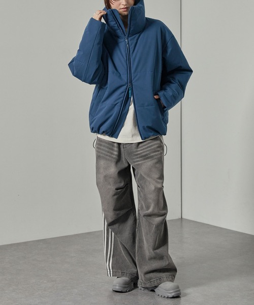 セール】【Alfred Alex】functional fabric big padding jacket