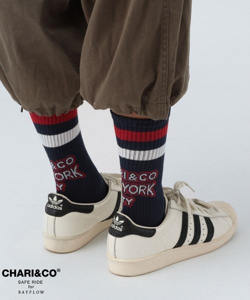 CHARI&CO（チャリアンドコー）の「【CHARI&CO SAFE RIDE for BAYFLOW】ソックス（ソックス/靴下・メンズ・その他1/その他2/ブラック・FREE）」の2枚目の写真