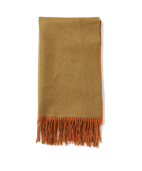 ASAUCE MELER アソースメレ ニット ストール 大判 ブラウン 定番 ASAUCE MELER カシミヤニットストール | Life Style | HER