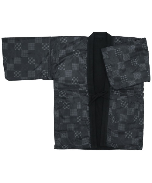 KYOETSU(キョウエツ)の「リバーシブルフリース半纏 C(その他アウター・メンズ・ネイビー系1/ブラウン系その他/ブラック系その他/ブルー系その他2/ブラック系その他3/ブルー系その他/ネイビー系2/ブラック系その他2・L/M)」の3枚目の写真