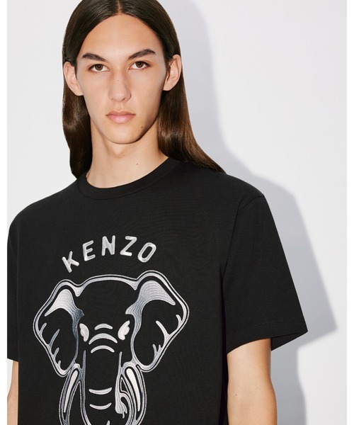 KENZO(ケンゾー)の「'KENZO Elephant' オーバーサイズ Tシャツ(Tシャツ/カットソー・メンズ・ブラック系その他5・LARGE/MEDIUM)」の4枚目の写真