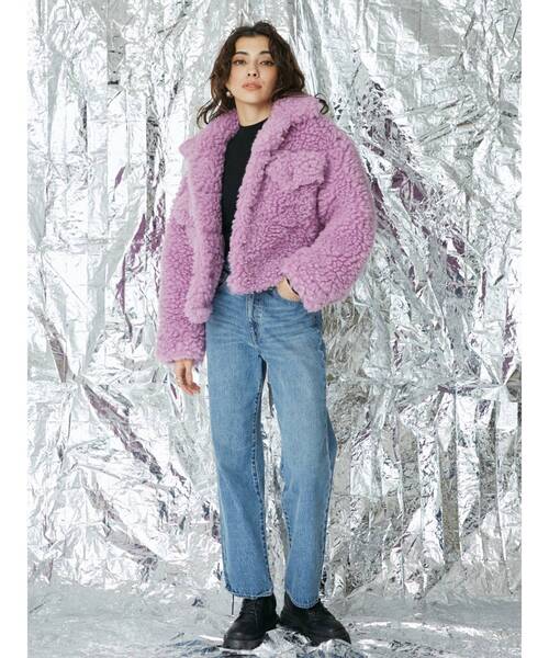 EVRIS（エヴリス）の「グラフィックデザインデニムパンツ（デニムパンツ・レディース・ホワイト/ブルー・MEDIUM/SMALL）」の9枚目の写真