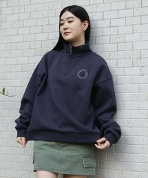 【UNISEX】ALAND/circlehalfZIP2 サークル ハーフジップ2/スウェット(裏起毛) 2991065