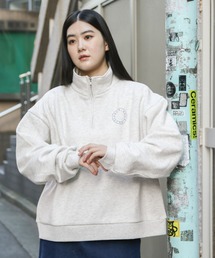 【UNISEX】ALAND／circlehalfZIP2 サークル ハーフジップ2/スウェット(裏起毛) 2991065